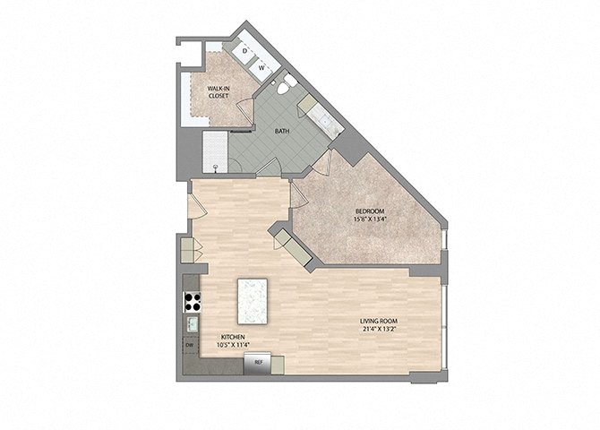 Floor plan layout diagram for A11